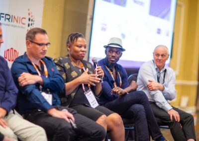 Panel discussion at a ZANOG event